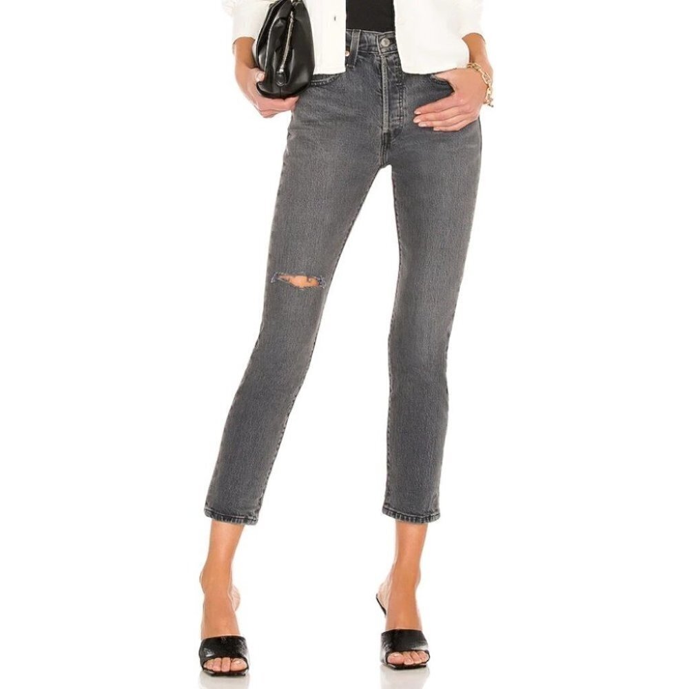 Levi’s Woman 501 Skinny In Dark Side Of The Moon Size 30